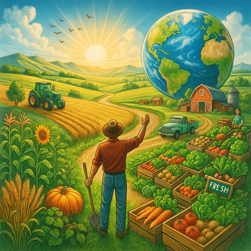 Imagem representativa do importância do Campo na Produção de Alimentos